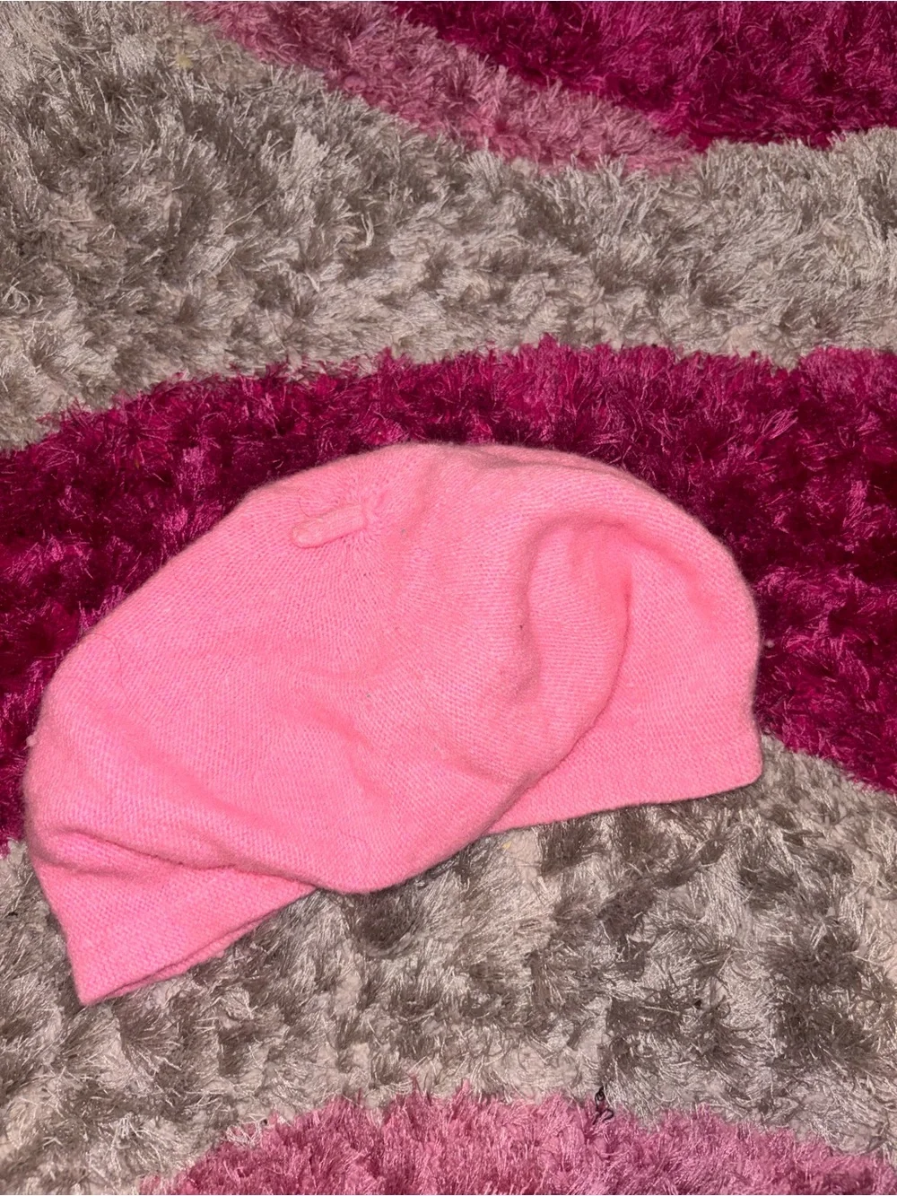 Girls' Pink Heart-Buckle Beret - Kids Accessories‎